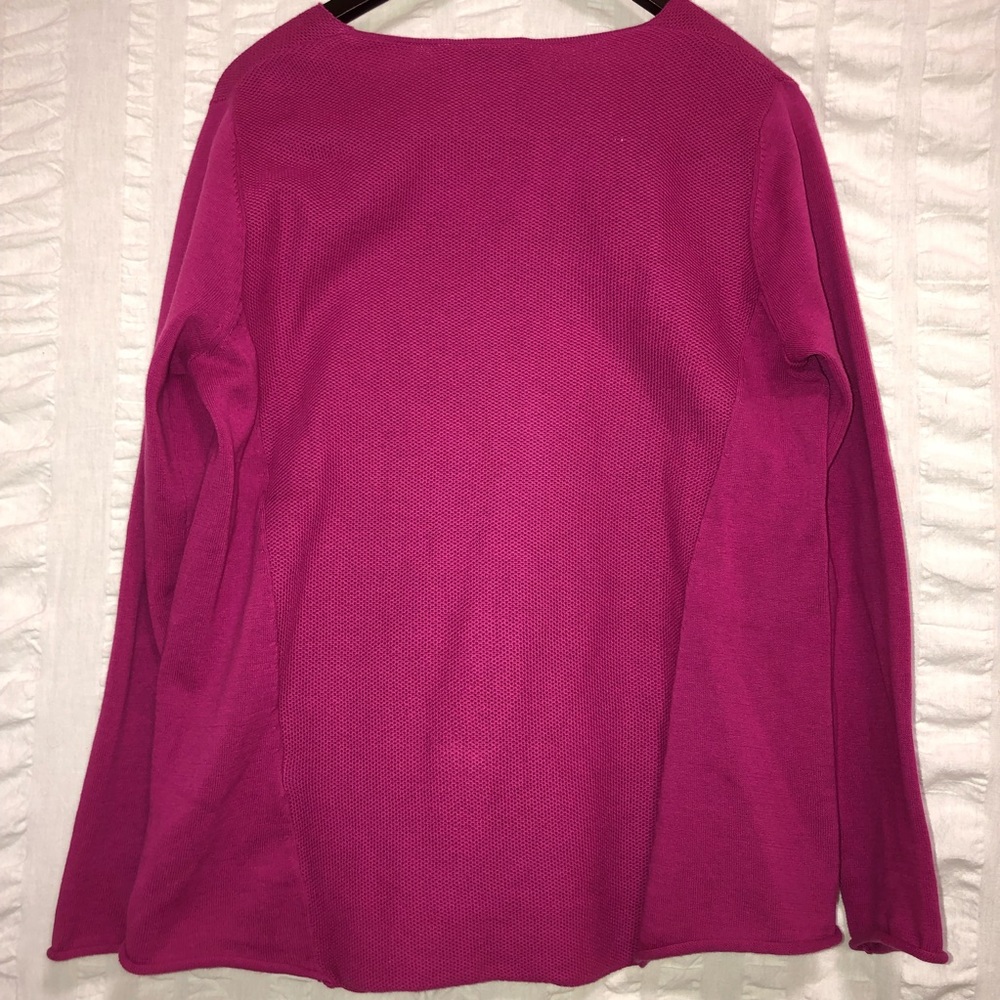 Sahalie Dark Pink Knit Top - Picture 2 of 5
